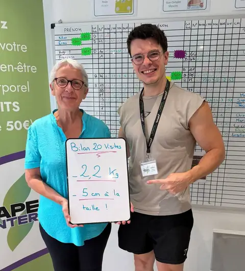 Le bilan d’un membre du club St. Martin Nutrition à Saint-Martin-le-Beau